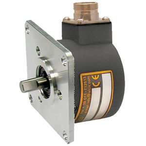 Encoder rotativo in miniatura - 63EH - ELCIS ENCODER - incrementale / ad albero pieno / con flangia quadrata