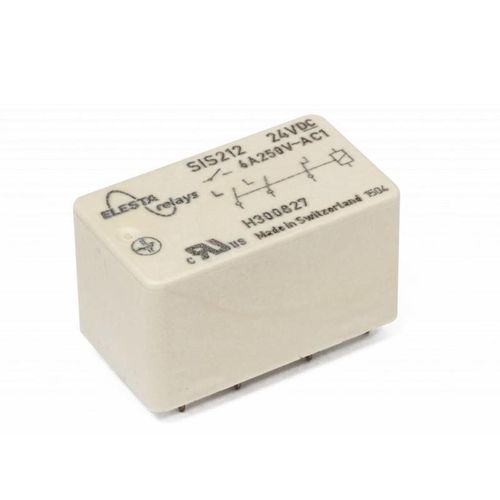 Relè elettromeccanico 24 VDC - SIS212 - ELESTA GmbH - 12 VDC / 110 V DC / 48 V DC