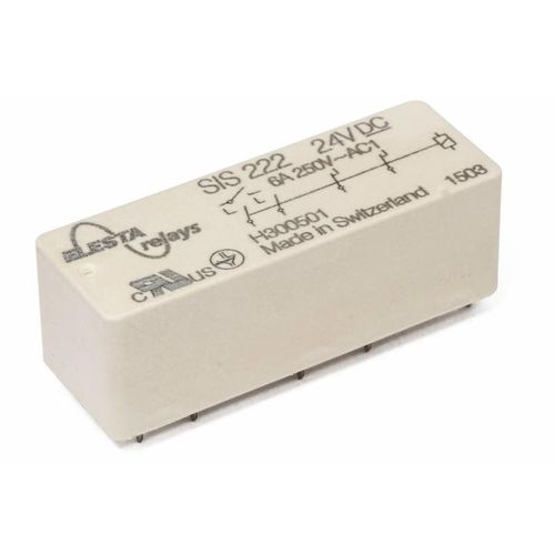 Relè elettromeccanico 24 VDC - SIS222 - ELESTA GmbH - 12 VDC / 110 V DC / 48 V DC
