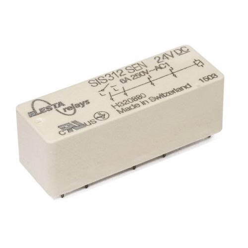 Relè elettromeccanico 24 VDC - SIS312 SEN - ELESTA GmbH - 12 VDC / 6 V DC / 5 V DC