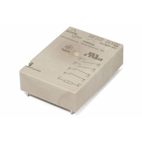 Relè elettromeccanico 24 VDC - SIF222 - ELESTA GmbH - 12 VDC / 110 V DC / 48 V DC