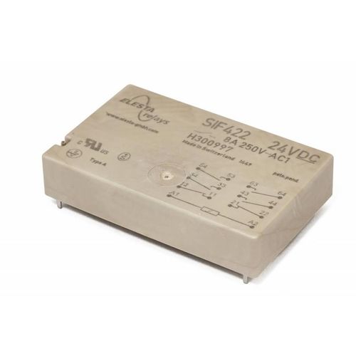 Relè elettromeccanico 24 VDC - SIF422 - ELESTA GmbH - 12 VDC / 110 V DC / 48 V DC