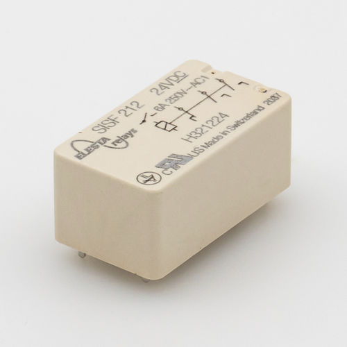 Relè elettromeccanico 24 VDC - SISF212 - ELESTA GmbH - 12 VDC / 6 V DC / 48 V DC