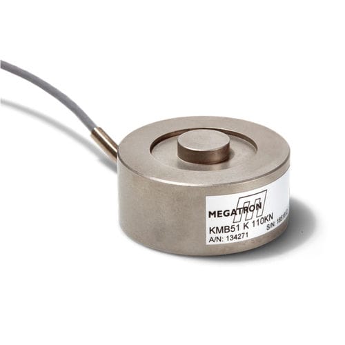 Cella di carico a compressione - KMB51 - MEGATRON Elektronik GmbH & Co. KG - a bottone / per ponte estensimetrico / per taratura