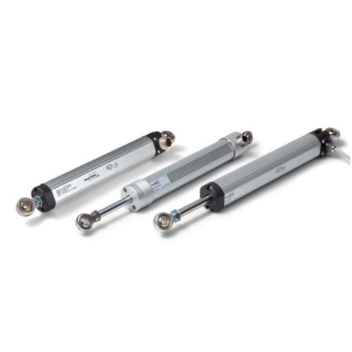 Sensore di spostamento lineare - RC35 - MEGATRON Elektronik GmbH & Co. KG - con potenziometro a plastica conduttiva / analogico / per metallo