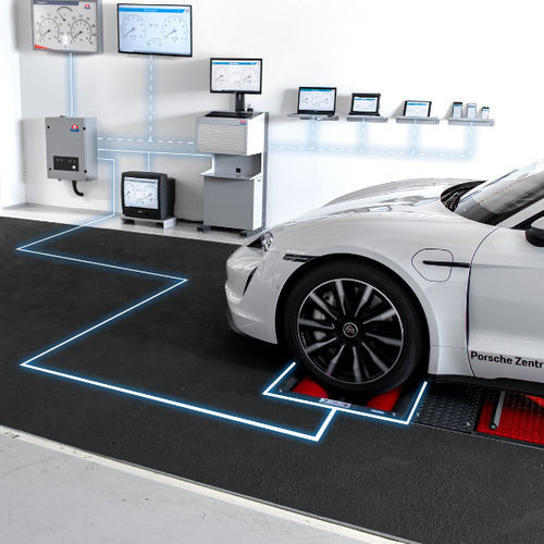 Banco prova freni per automobile - C_MBT C 3.5 W250 - MAHA Maschinenbau Haldenwang GmbH & Co. KG - a rulli