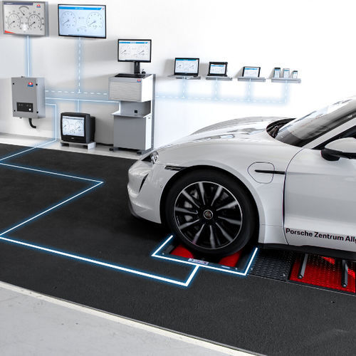 Banco prova freni per automobile - C_MBT C 5.0 W280 - MAHA Maschinenbau Haldenwang GmbH & Co. KG - a rulli