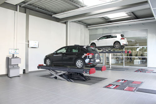 Banco prova freni per automobile - MBT 2250 EUROSYSTEM - MAHA Maschinenbau Haldenwang GmbH & Co. KG - a rulli