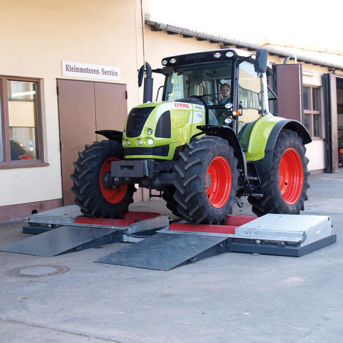 Banco prova freni veicolo agricolo - MBT 6200 LON W CLASSIC - MAHA Maschinenbau Haldenwang GmbH & Co. KG - a rulli