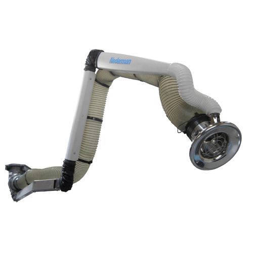 Braccio aspirante fisso - NEX DX - NEDERMAN - doppio / per polveri / per fumo