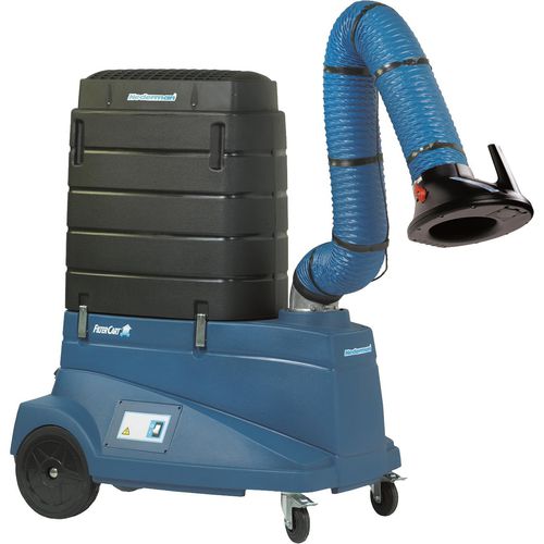 Aspiratore di fumo mobile - FilterCart  - NEDERMAN - di saldatura / con filtro secco / con braccio aspirante