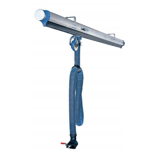 Sistema di aspirazione per gas di scarico per automobile - 920 - NEDERMAN - per officina / per garage / su guida di scorrimento