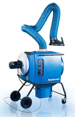 Aspiratore di fumo mobile - FilterBox 10M - NEDERMAN - di saldatura / a cartuccia / con braccio aspirante