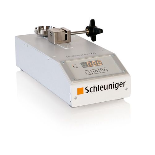 Apparecchio per prove di resistenza alla trazione - PullTester 20 - Schleuniger - di qualità / a motore / per connessione crimpata