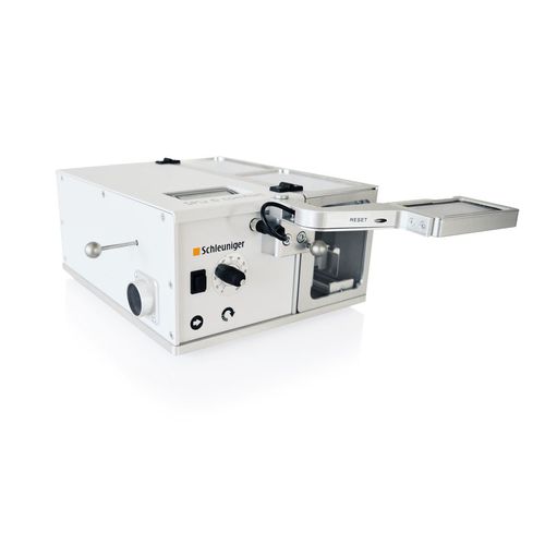 Sistema di analisi di campioni - SawPolish Unit - Schleuniger - di movimento / automatico