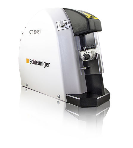 Pressa crimpatrice per terminali elettrici - CT 30 ST - Schleuniger - automatica / pneumatica