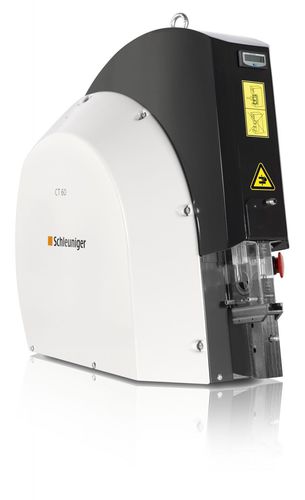 Pressa crimpatrice per terminali elettrici - CT 60 - Schleuniger - semiautomatica / pneumatica / compatta