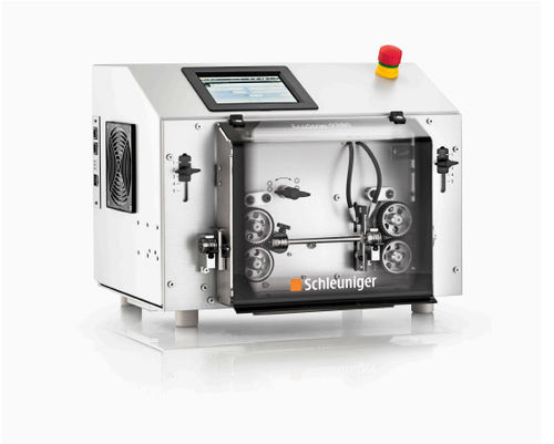 Macchina per tagliare e spelare i per cavi elettrici - EcoStrip 9380 - Schleuniger - a lama / automatica