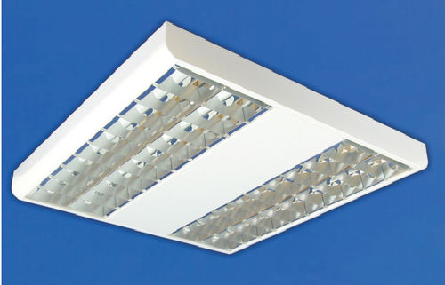 Dispositivo di illuminazione a soffitto - Echo - vlux - fluorescente / per magazzino / per negozio