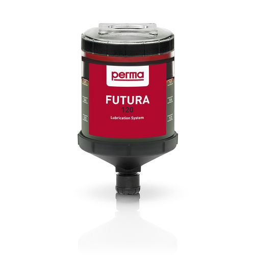 Lubrificatore a punto singolo - FUTURA - perma-tec GmbH & Co. KG - elettrochimico / per cuscinetti / per catene