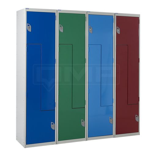 Armadio spogliatoio rinforzato - LZ series  - Quality Metal Products - con spogliatoi con ante a Z