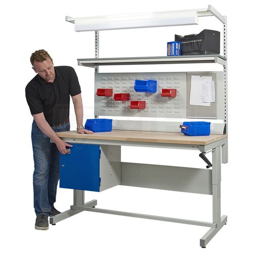 Banco da lavoro in metallo - BA79xxxxLXX series - Quality Metal Products - a cassetti