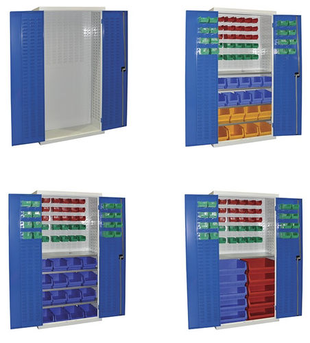 Armadio di stoccaggio - CYD189xxxBX - Quality Metal Products - a pavimento / a ripiani / a porta