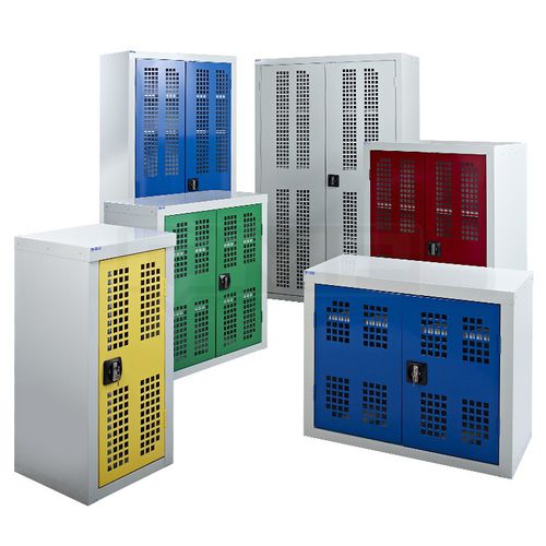 Armadio di stoccaggio - CGESxx46ZLXX, C618xxxxP series - Quality Metal Products - a pavimento / a ripiani / a porta