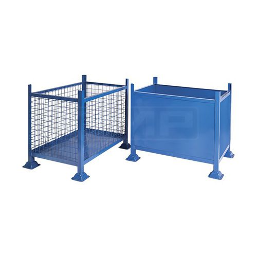 Cassa-pallet in acciaio - PBX91xxxxxBX series - Quality Metal Products - di stoccaggio / industriale / accatastabile