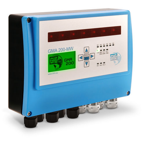 Centrale di rilevazione gas multicanale - GMA200-MW4 - GfG - Gesellschaft für Gerätebau mbH - display LCD