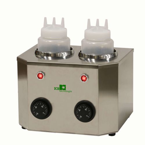Serbatoio per bottiglie - WARM&SQUEEZE TWO - icb tecnologie srl - per sugo / in acciaio inossidabile / per riscaldamento