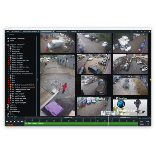 Software di gestione - EyeLynx - per telecamera