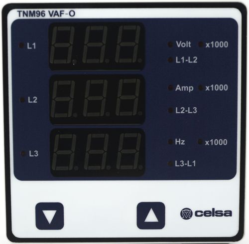 Multimetro true RMS - TNM96 VAF-O - CELSA MESSGERATE ESPAÑA S.L. - digitale / portatile / cat III