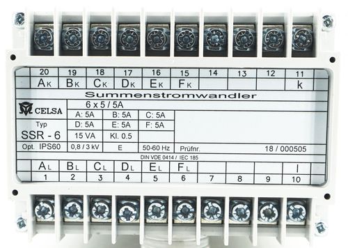 Trasformatore sommatore - SSR Series - CELSA MESSGERATE ESPAÑA S.L. - di corrente / di misura / a secco