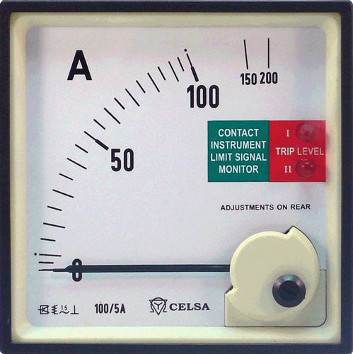 Indicatore di corrente continua - PQC series - CELSA MESSGERATE ESPAÑA S.L. - ad ago / da montare su pannello