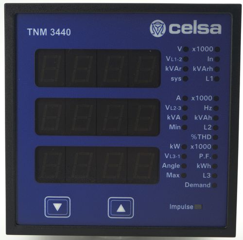 Apparecchio di misura parametri elettrici - TNM3440 - CELSA MESSGERATE ESPAÑA S.L. - di corrente / digitale / industriale