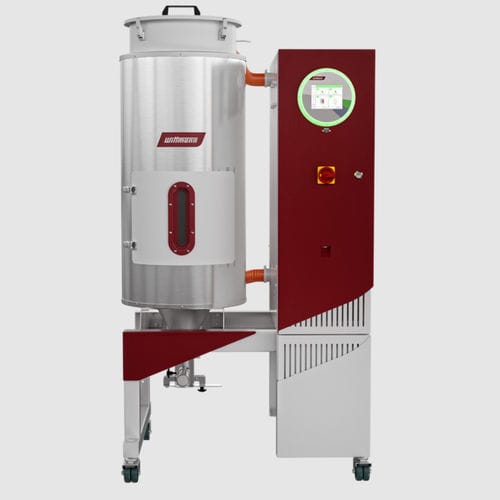 Tramoggia per essiccazione - SILMAX E series - WITTMANN - di distribuzione / per plastica / dell'abrasivo