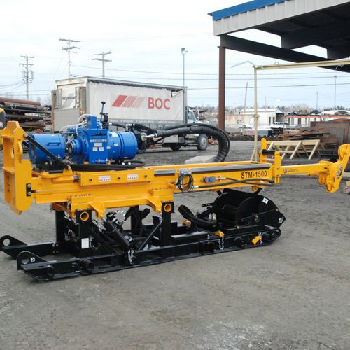 Perforatrice multifunzione - STM 1500 - Usinage Marcotte inc. - rotativa / idraulica / elettrica