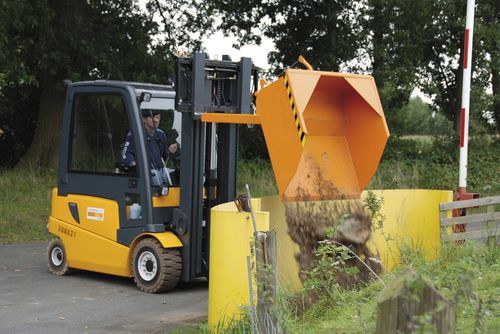 Benna frontale - BSE series - Bauer - per carrello elevatore / inclinabile