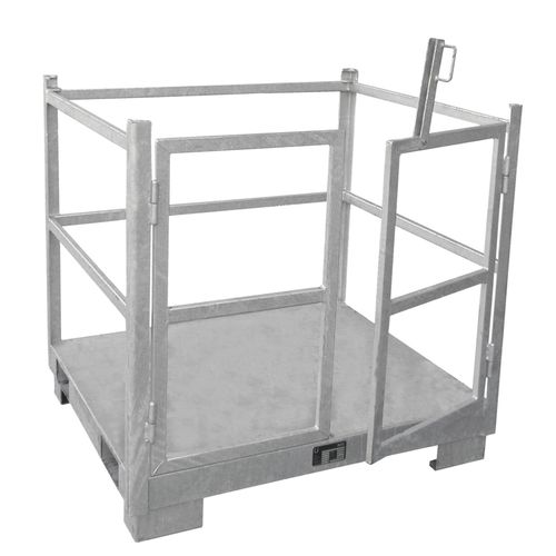 Pallet in metallo - TP - Bauer - DIN / da trasporto / per fusti