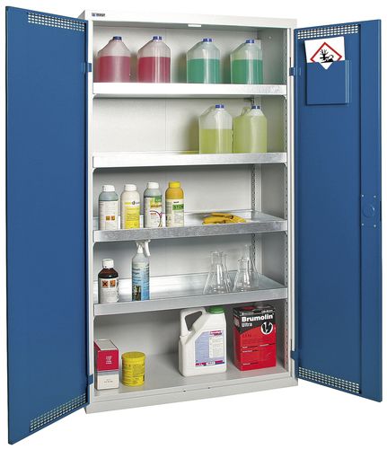 Armadio di sicurezza - SIW series - Bauer - a pavimento / con 2 sportelli / in acciaio
