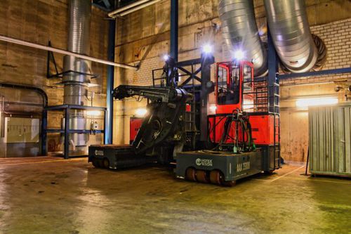Carrello elevatore laterale elettrico - AAA 35008-40008 - BULMOR industries - con conducente seduto / da trasporto / 4 ruote