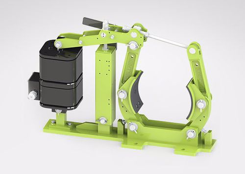 Freno a tamburo - EBA series - DELLNER BUBENZER Germany GmbH - a molla / con rilascio manuale / regolabile