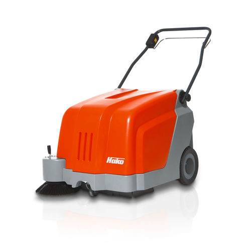 Spazzatrice aspirante uomo a terra - Sweepmaster B500 - HAKO - a batteria / per polveri