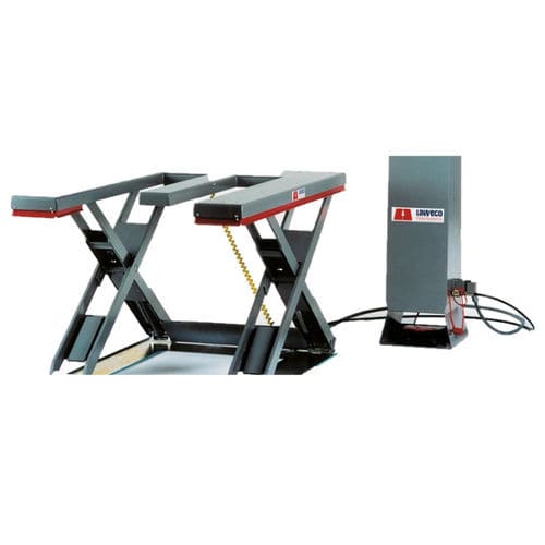 Tavola elevatrice a forbice - LAWECO - elettrica / mobile / con vassoio a E
