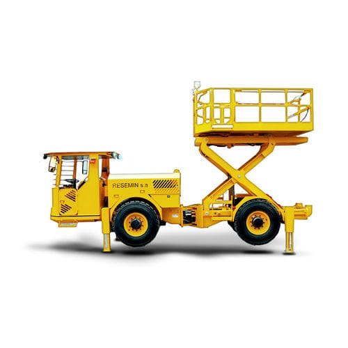 Piattaforma elevatrice a forbice su autotelaio - resemin