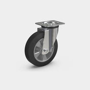 Ruota con fascia - 80 HE   - RÄDER-VOGEL RÄDER- UND ROLLENFABRIK GMBH & CO. KG - in gomma / per cuscinetti / elastica