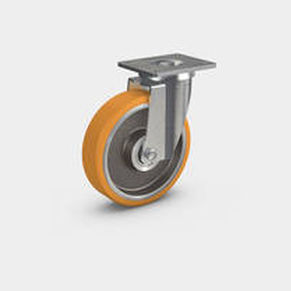 Ruota con fascia - PEVOPUR® 178 PUR - RÄDER-VOGEL RÄDER- UND ROLLENFABRIK GMBH & CO. KG - in acciaio / a sfere / per cuscinetti