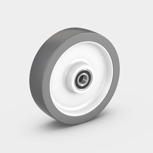 Ruota con fascia - PEVOTHAN® - RÄDER-VOGEL RÄDER- UND ROLLENFABRIK GMBH & CO. KG - in poliuretano / per carichi pesanti / antitraccia