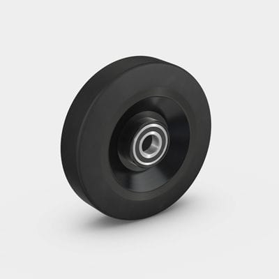 Ruota monoblocco - RÄDER-VOGEL RÄDER- UND ROLLENFABRIK GMBH & CO. KG - in poliuretano / per movimentazione / elastica